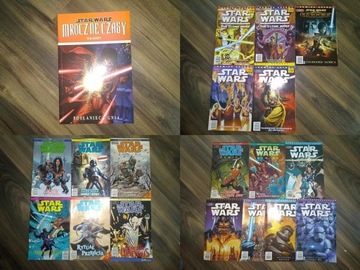 Star Wars Komiks duży zestaw 19 komiksów