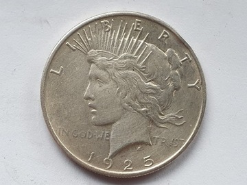 USA 1 Dolar 1925 PEACE 