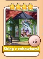 Coin Master Sklep z Zabawkami 1 karta 