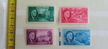 ZNACZKI USA  Z PRL-U. S. POSTAGE- ROOSEVELT