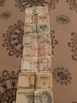 Banknoty komplet 