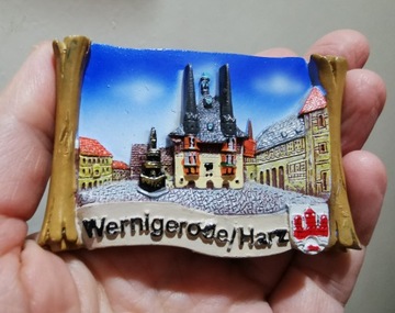 Zagraniczny magnes na lodówkę Wernigerode Niemcy