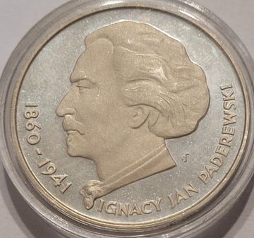 100 zł,1975r, Ignacy Jan Paderewski PIĘKNA(382)