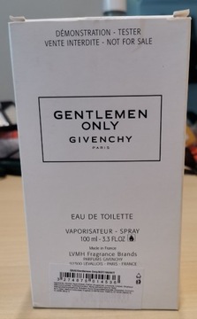 tester gentleman only givenchy