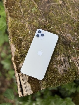 iPhone 11 Pro Max 64GB Silver, bateria 100%!