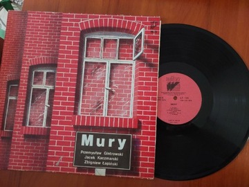 Mury - Jacek Kaczmarski, Gintrowski, Łapiński 1990 LP Winyl EX-