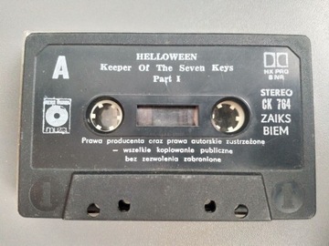 Helloween Keeper of the Seven Keys Part 1 kaseta