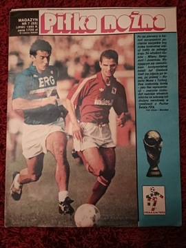 Magazyn "Piłka nożna" lipiec 1990 - Lech, AC Milan