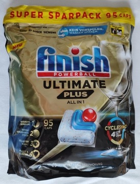 Finish Ultimate Plus Kapsułki do Zmywarki 95 Fresh