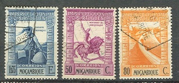 Mozambik 1938 Zestaw znaczków do 80c. 