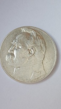 5 złotych J.  Piłsudski 1935 II RP SREBRO #109