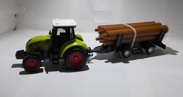 Traktorek Z napędem z przyczepa 