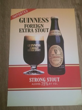 Reklama Guinnessa do oprawienia w ramki 