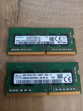 Pamięć Micron/SKhynix SO-DIMM 2x4GB DDR4 2400MHz 