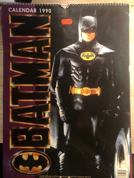 Batman kalendarz 1990