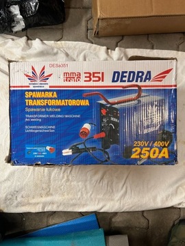 Spawarka transformatorowa DEDRA DESA351 250A 230V/400V
