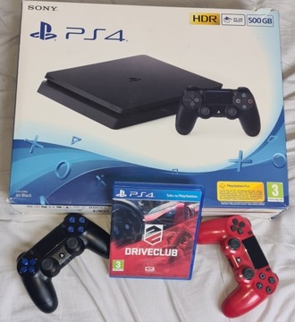 Sony PlayStation 4 Slim 500 GB + 2 PADY + GRA