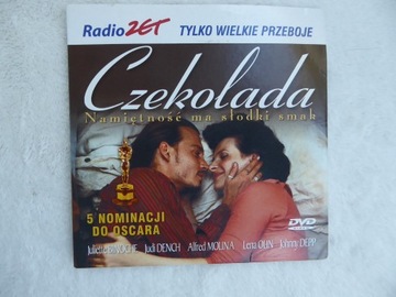 CZEKOLADA -Juliette Binoche John Depp dvd kartonik