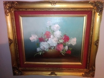 Martwa natura, "Kwiaty", 35x30 cm