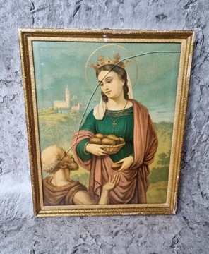 Stary obraz Św Elżbieta
