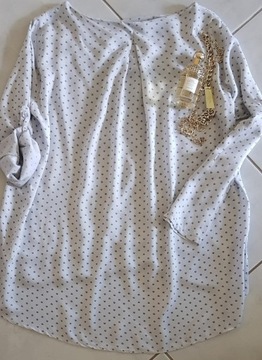 Koszula tunika bluzka włoski styl oversize unikat