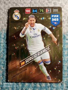 Sergio Ramos limited edition FIFA 365 Panini 