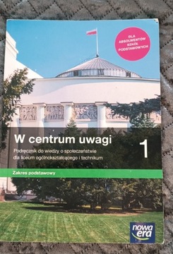 Podręcznik  do WOS  "W centrum uwagi"