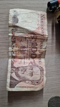 Banknot 100 zł rok 1988 