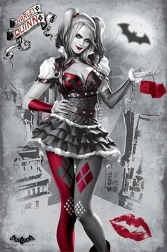 Śliczna HARLEYy QUINN plakat 50cm x 75cm PLAKAT no