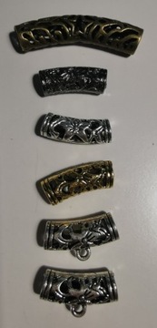 MIX kol metal rurka do wyrobu biżuterii 