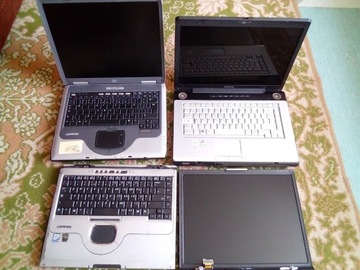 Toshiba A200, HP Presdario 2500, Compaq Evo N800c 