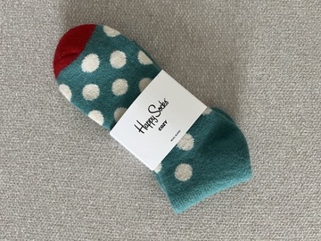 Nowe Wełniane skarpetki długie Happy socks 41-46