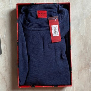 Nowy Kangol Sweter Chłopięcy 100% Bawełna 9-10 Lat