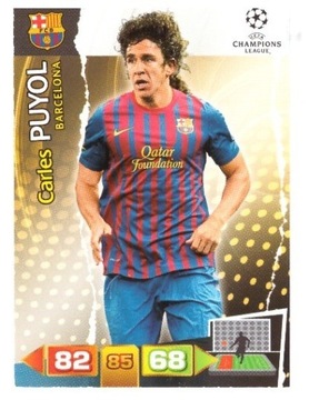 PANINI CHAMPIONS LEAGUE 11/12 PUYOL BARCELONA