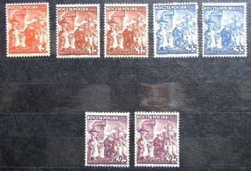 PORT GDAŃSK - Fi 34-37** MNH 1938 r     