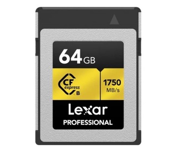 Karta Lexar 64GB Cfexpress Pro Type B GOLD