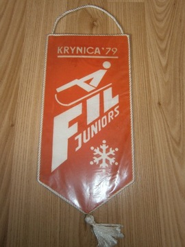 Proporczyk sportowy FIL Juniors Krynica 1979