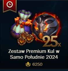 ZESTAW KUL ORBS LEAGUE OF LEGENDS LOL RP 6250RP