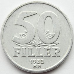 Węgry 50 fillerów, 1985 stan 1