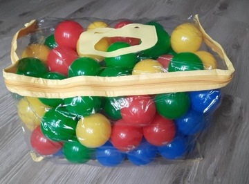 Smiki piłki plastikowe 100 szt kolorowe SMYK 6 cm