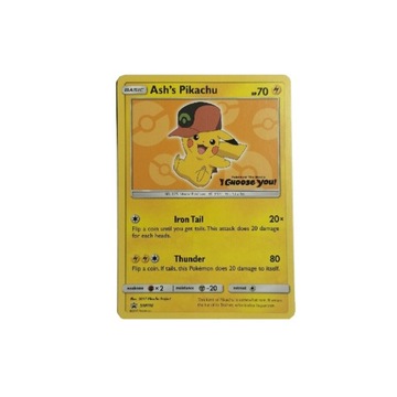 Karta Pokemon TCG Ash's Pikachu (SM 110)