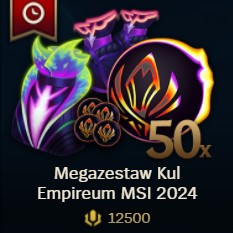 ZESTAW KUL ORBS LEAGUE OF LEGENDS LOL RP 12500RP