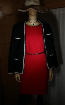 Seksowna czerwień suknia Mexx r. 38