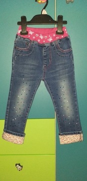 Spodnie jeansy r.98- 104