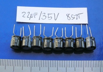 kondensatory miniaturki 22uF/35V