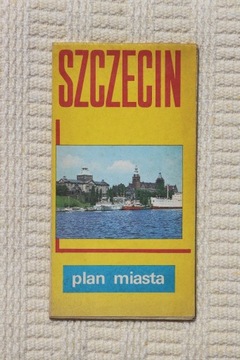 Plan Szczecina - Szczecin plan mapa PPWK 1986