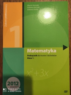 Matematyka 1 podręcznik, z. podstawowy - OE Pazdro