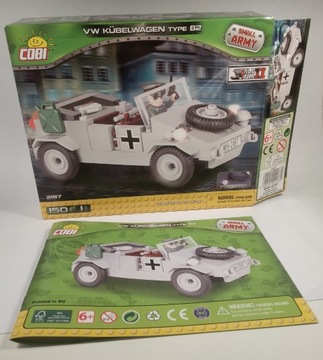 Klocki 2187 COBI Armia VW Typ 82 Kubelwagen