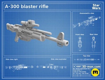 Blaster A300 - Druk 3D