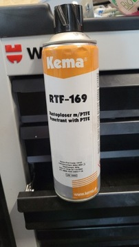 Odrdzewiacz penetrant Kema RTF 169 z PTFE MOCNY